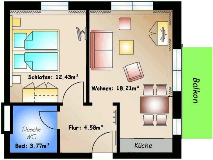 Ferienwohnung 14 - Sofia Haus Huehnergott Sellin  외부 사진